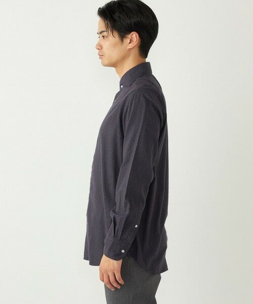 SHIPS / シップス シャツ・ブラウス | SHIPS Colors:コットン フランネル 小紋柄 プリント ワイドカラー シャツ | 詳細11