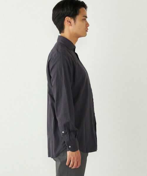 SHIPS / シップス シャツ・ブラウス | SHIPS Colors:コットン フランネル 小紋柄 プリント ワイドカラー シャツ | 詳細13