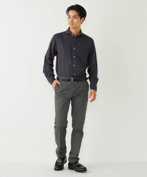 SHIPS / シップス シャツ・ブラウス | SHIPS Colors:コットン フランネル 小紋柄 プリント ワイドカラー シャツ | 詳細14