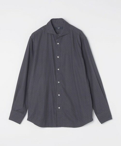 SHIPS / シップス シャツ・ブラウス | SHIPS Colors:コットン フランネル 小紋柄 プリント ワイドカラー シャツ | 詳細3