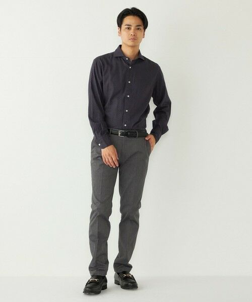 SHIPS / シップス シャツ・ブラウス | SHIPS Colors:コットン フランネル 小紋柄 プリント ワイドカラー シャツ | 詳細18