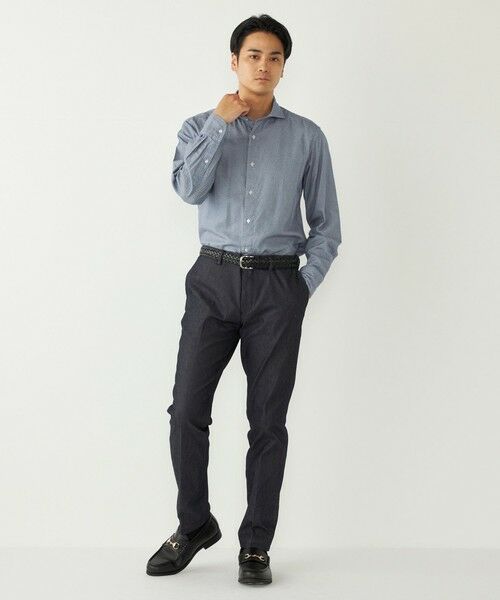 SHIPS / シップス シャツ・ブラウス | SHIPS Colors:コットン フランネル 小紋柄 プリント ワイドカラー シャツ | 詳細30