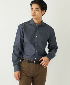 SHIPS / シップス シャツ・ブラウス | SHIPS Colors:デニム ワイドカラー シャツ◇