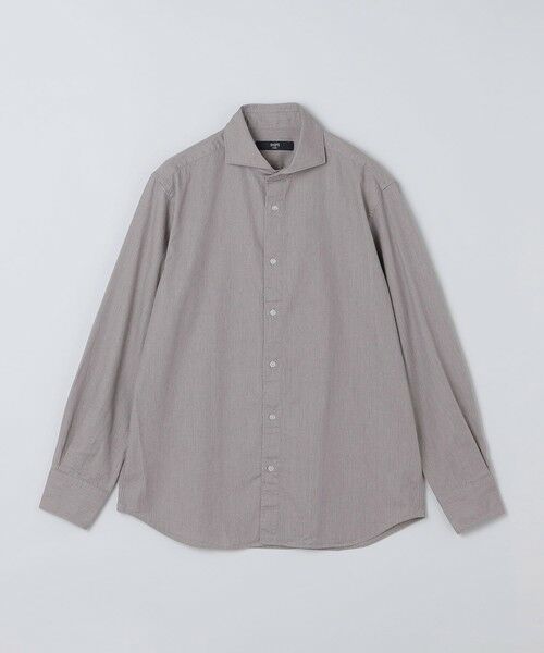 SHIPS / シップス シャツ・ブラウス(半袖以外) | 《一部追加予約》SHIPS Colors:デニム ワイドカラー シャツ◆(グレー系)