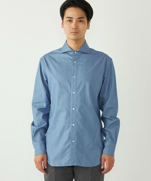 SHIPS / シップス シャツ・ブラウス | SHIPS Colors:デニム ワイドカラー シャツ◇ | 詳細20