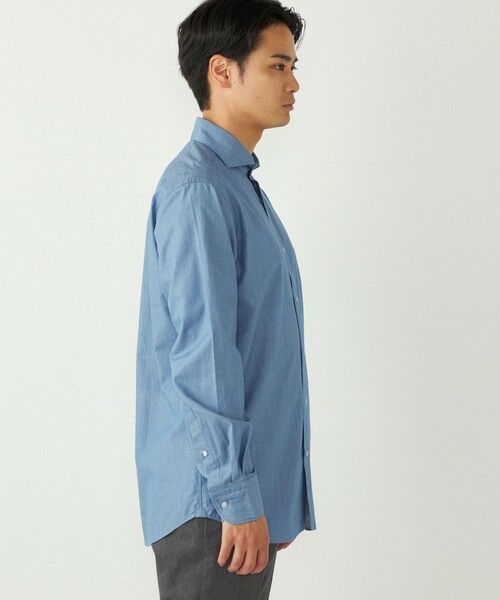SHIPS / シップス シャツ・ブラウス | SHIPS Colors:デニム ワイドカラー シャツ◇ | 詳細23