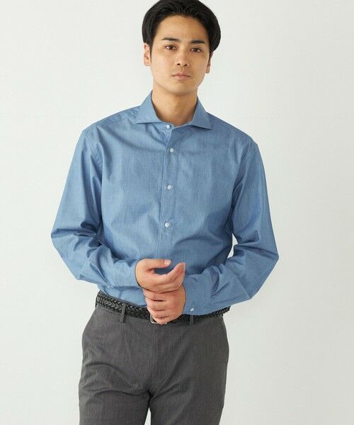SHIPS / シップス シャツ・ブラウス | SHIPS Colors:デニム ワイドカラー シャツ◇ | 詳細27