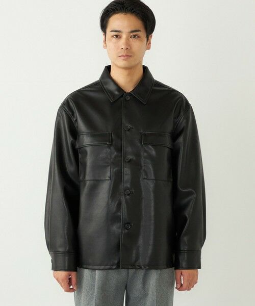 SHIPS / シップス シャツ・ブラウス | SHIPS Colors:合成皮革 CPO シャツジャケット◇ | 詳細12