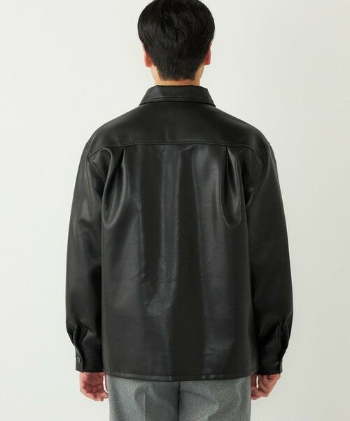 SHIPS / シップス シャツ・ブラウス | SHIPS Colors:合成皮革 CPO シャツジャケット◇ | 詳細14