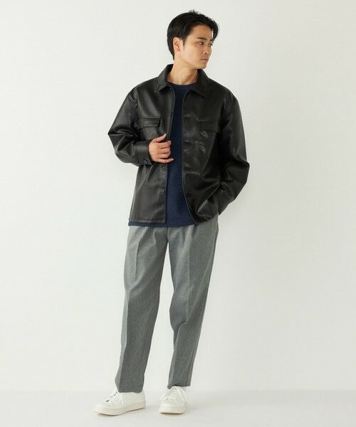 SHIPS / シップス シャツ・ブラウス | SHIPS Colors:合成皮革 CPO シャツジャケット◇ | 詳細24