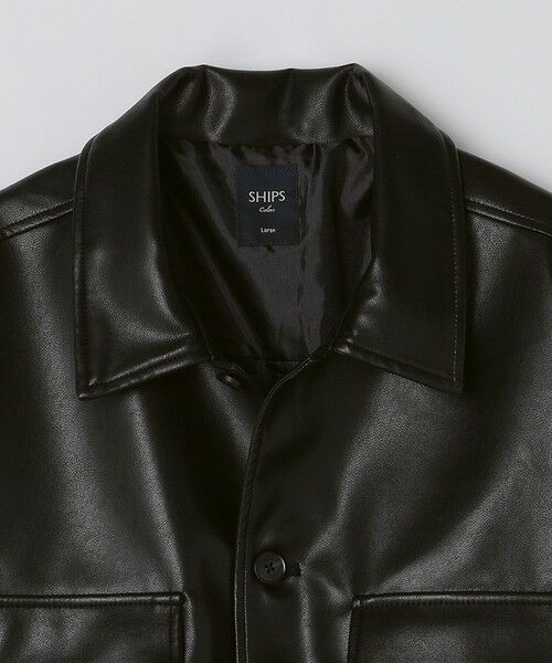 SHIPS / シップス シャツ・ブラウス | SHIPS Colors:合成皮革 CPO シャツジャケット◇ | 詳細5