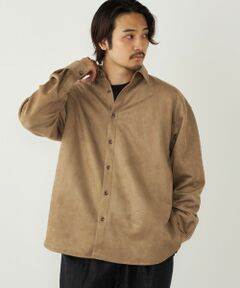 SHIPS / シップス シャツ・ブラウス | SHIPS Colors:〈洗濯機可能〉ポリエステル フェイクスエード ルーズ シャツ