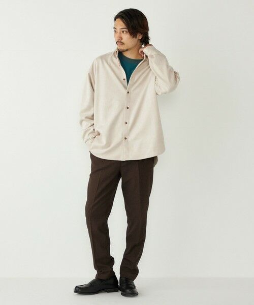 SHIPS / シップス シャツ・ブラウス | SHIPS Colors:〈洗濯機可能〉ポリエステル フェイクスエード ルーズ シャツ | 詳細3