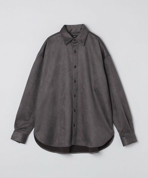 SHIPS / シップス シャツ・ブラウス | SHIPS Colors:〈洗濯機可能〉ポリエステル フェイクスエード ルーズ シャツ | 詳細8