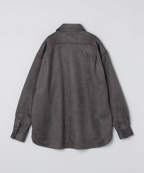 SHIPS / シップス シャツ・ブラウス | SHIPS Colors:〈洗濯機可能〉ポリエステル フェイクスエード ルーズ シャツ | 詳細9