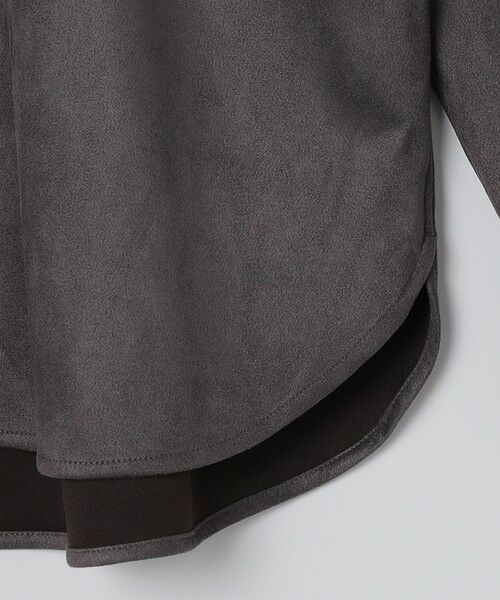 SHIPS / シップス シャツ・ブラウス | SHIPS Colors:〈洗濯機可能〉ポリエステル フェイクスエード ルーズ シャツ | 詳細12