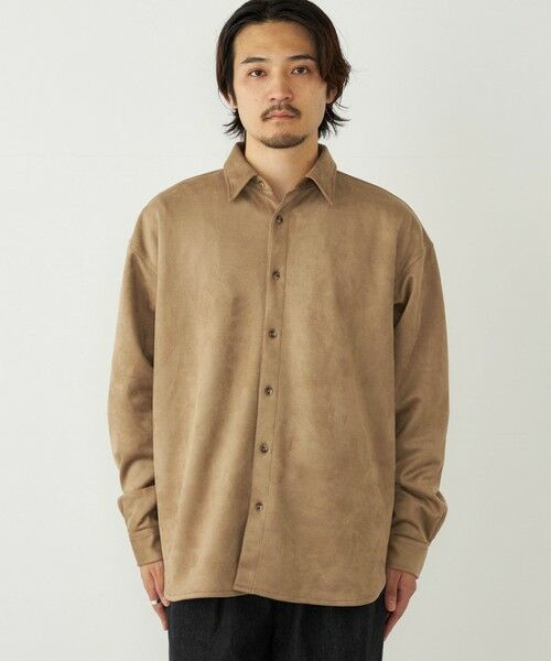 SHIPS / シップス シャツ・ブラウス | SHIPS Colors:〈洗濯機可能〉ポリエステル フェイクスエード ルーズ シャツ | 詳細23