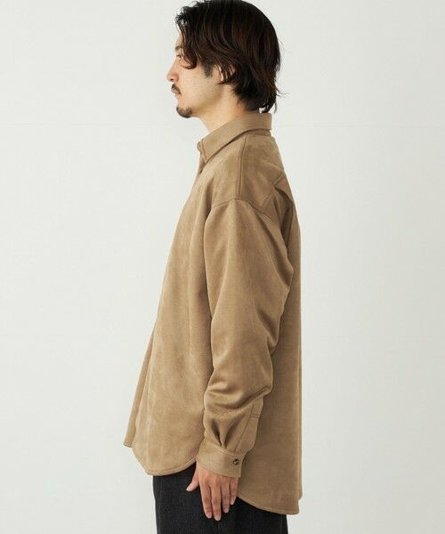 SHIPS / シップス シャツ・ブラウス | SHIPS Colors:〈洗濯機可能〉ポリエステル フェイクスエード ルーズ シャツ | 詳細24