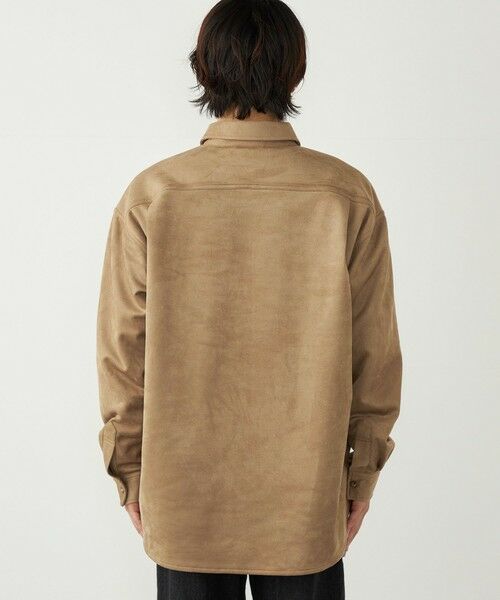 SHIPS / シップス シャツ・ブラウス | SHIPS Colors:〈洗濯機可能〉ポリエステル フェイクスエード ルーズ シャツ | 詳細25