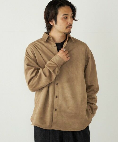 SHIPS / シップス シャツ・ブラウス | SHIPS Colors:〈洗濯機可能〉ポリエステル フェイクスエード ルーズ シャツ | 詳細29