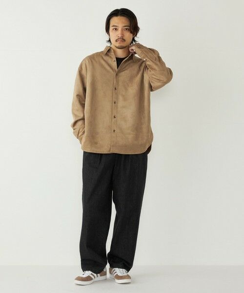 SHIPS / シップス シャツ・ブラウス | SHIPS Colors:〈洗濯機可能〉ポリエステル フェイクスエード ルーズ シャツ | 詳細30