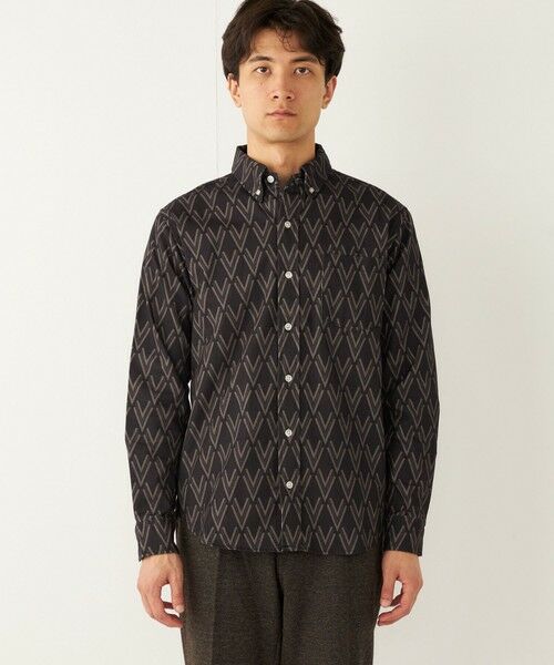 SHIPS / シップス シャツ・ブラウス | SHIPS Colors:〈洗濯機可能〉プリント ロングスリーブ シャツ | 詳細3