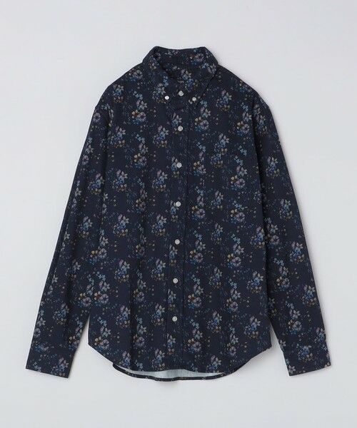 SHIPS / シップス シャツ・ブラウス | SHIPS Colors:〈洗濯機可能〉プリント ロングスリーブ シャツ(ネイビー)