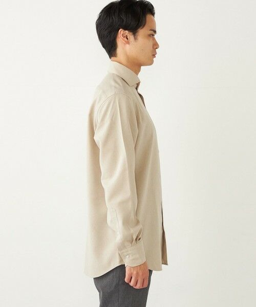 SHIPS / シップス シャツ・ブラウス | SHIPS Colors:〈洗濯機可能〉イージーケア ウールライク ワイドカラー シャツ | 詳細11