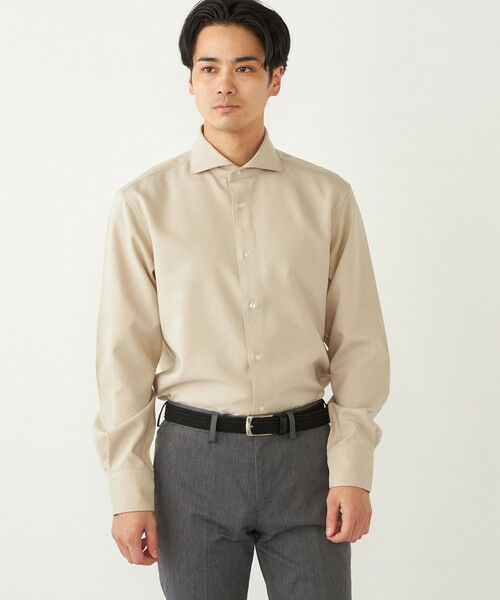 SHIPS / シップス シャツ・ブラウス | SHIPS Colors:〈洗濯機可能〉イージーケア ウールライク ワイドカラー シャツ | 詳細12