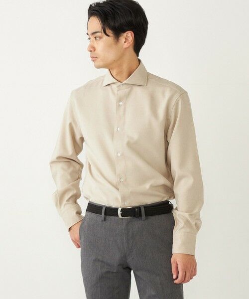 SHIPS / シップス シャツ・ブラウス | SHIPS Colors:〈洗濯機可能〉イージーケア ウールライク ワイドカラー シャツ | 詳細13