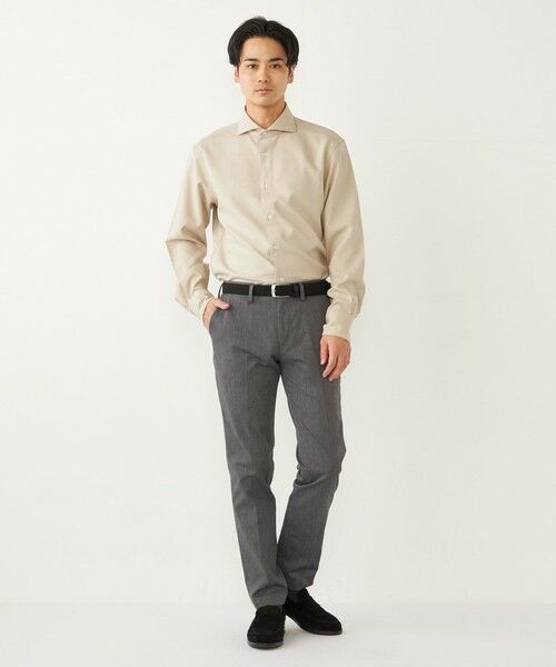 SHIPS / シップス シャツ・ブラウス | SHIPS Colors:〈洗濯機可能〉イージーケア ウールライク ワイドカラー シャツ | 詳細15