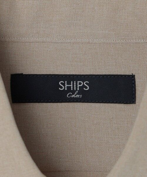 SHIPS / シップス シャツ・ブラウス | SHIPS Colors:〈洗濯機可能〉イージーケア ウールライク ワイドカラー シャツ | 詳細5