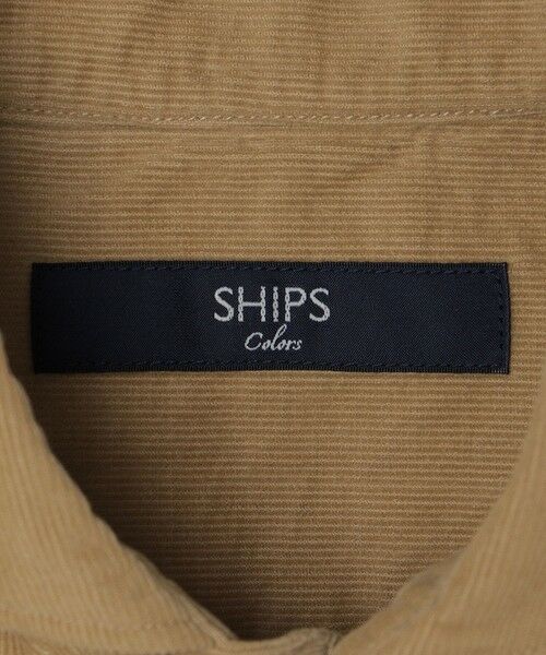 SHIPS / シップス シャツ・ブラウス | SHIPS Colors:〈洗濯機可能〉コーデュロイ ワイドカラー シャツ | 詳細4