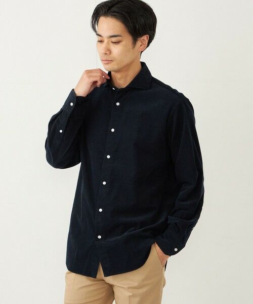 SHIPS / シップス シャツ・ブラウス | SHIPS Colors:〈洗濯機可能〉コーデュロイ ワイドカラー シャツ | 詳細23