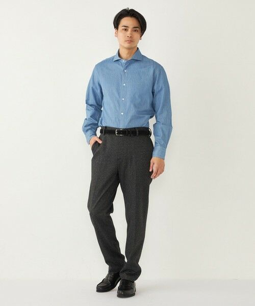 SHIPS / シップス シャツ・ブラウス | SHIPS Colors:〈洗濯機可能〉4.5オンス デニム ワイドカラー シャツ◇ | 詳細3