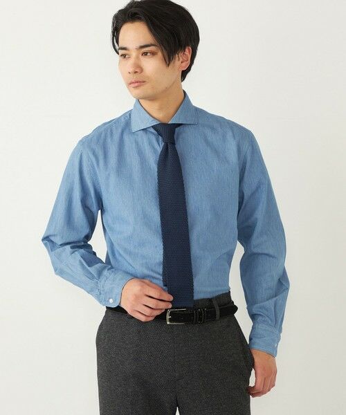 SHIPS / シップス シャツ・ブラウス | SHIPS Colors:〈洗濯機可能〉4.5オンス デニム ワイドカラー シャツ◇ | 詳細5