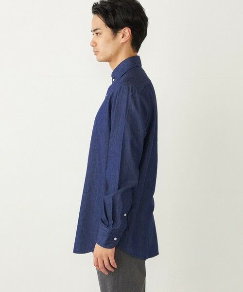 SHIPS / シップス シャツ・ブラウス | SHIPS Colors:〈洗濯機可能〉4.5オンス デニム ワイドカラー シャツ◇ | 詳細17