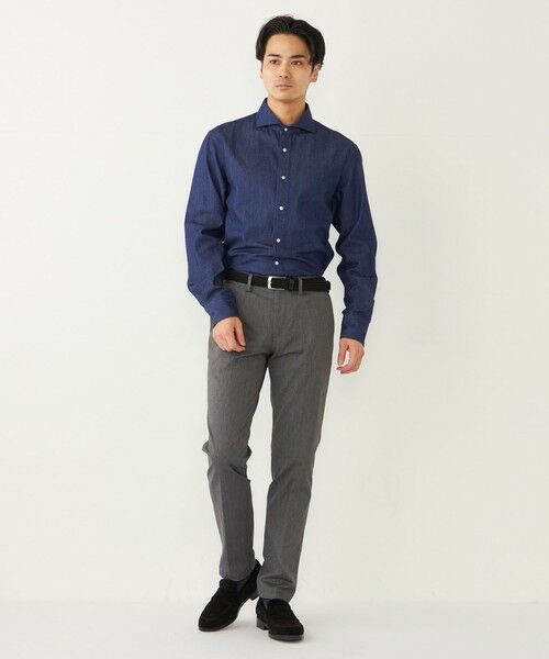SHIPS / シップス シャツ・ブラウス | SHIPS Colors:〈洗濯機可能〉4.5オンス デニム ワイドカラー シャツ◇ | 詳細24