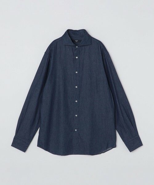 SHIPS / シップス シャツ・ブラウス | SHIPS Colors:〈洗濯機可能〉4.5オンス デニム ワイドカラー シャツ◇ | 詳細9