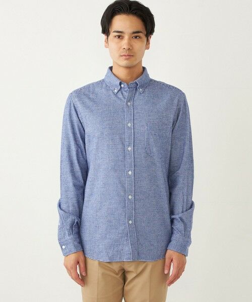 SHIPS / シップス シャツ・ブラウス | SHIPS Colors:〈洗濯機可能〉ハンドトゥース ボタンダウン ネルシャツ | 詳細9