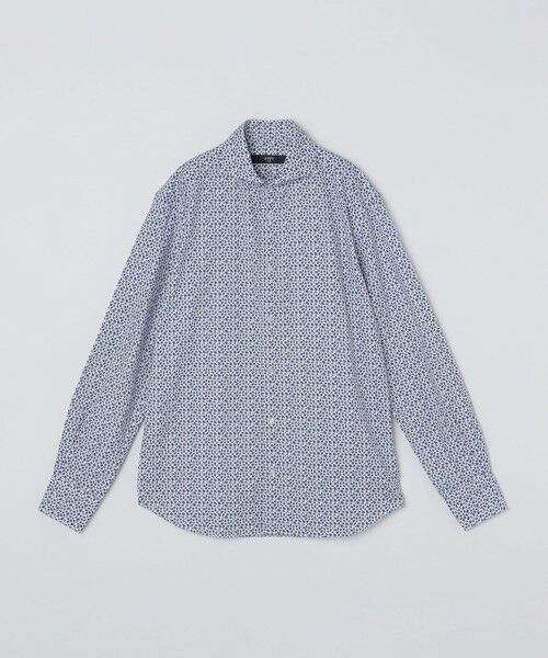 SHIPS / シップス シャツ・ブラウス | SHIPS Colors:〈洗濯機可能〉ビエラ プリント ワイドカラー シャツ(オフホワイト)