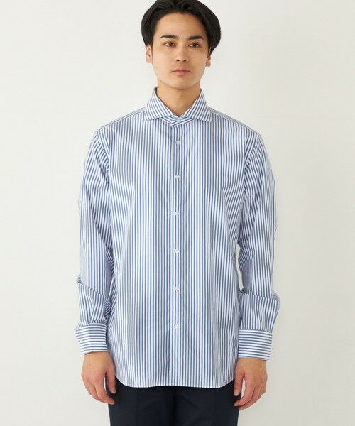 SHIPS / シップス シャツ・ブラウス | SHIPS Colors:ストライプ ワイドカラー ロングスリーブ シャツ | 詳細16