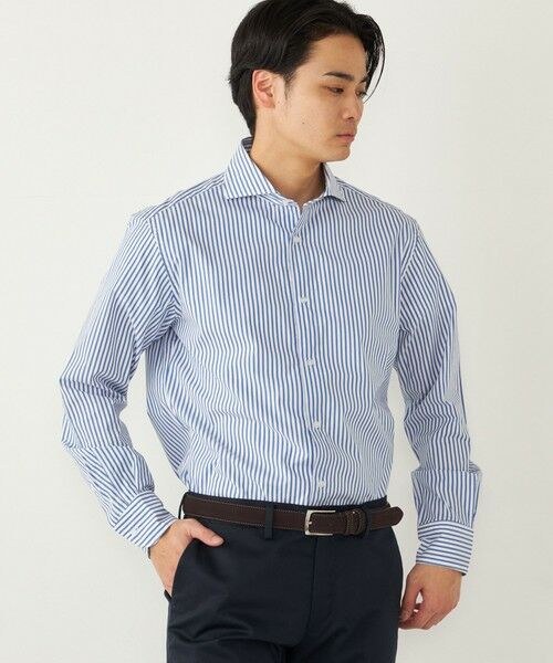 SHIPS / シップス シャツ・ブラウス | SHIPS Colors:ストライプ ワイドカラー ロングスリーブ シャツ | 詳細21