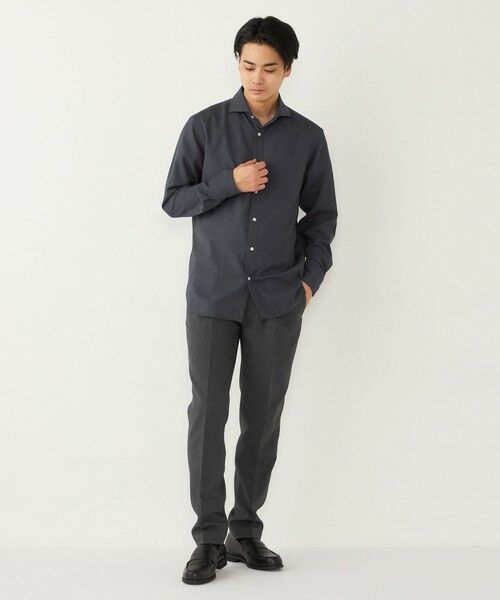 SHIPS / シップス シャツ・ブラウス | SHIPS Colors:ノーアイロン ウールライク ワイドカラー シャツ◇ | 詳細3