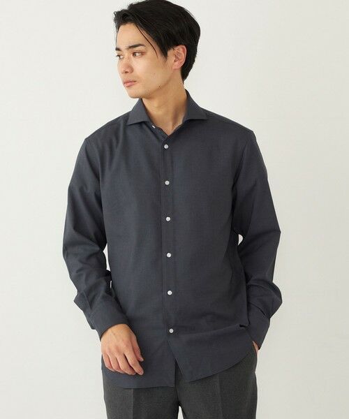 SHIPS / シップス シャツ・ブラウス | SHIPS Colors:ノーアイロン ウールライク ワイドカラー シャツ◇ | 詳細5