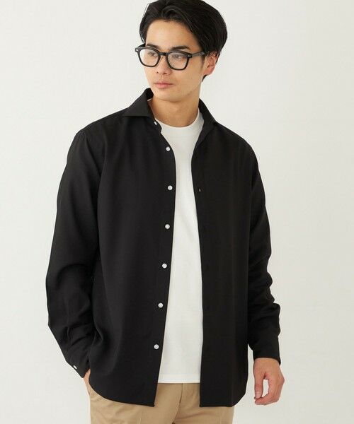 SHIPS / シップス シャツ・ブラウス | SHIPS Colors:ノーアイロン ウールライク ワイドカラー シャツ◇ | 詳細11