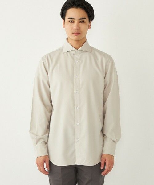 SHIPS / シップス シャツ・ブラウス | SHIPS Colors:ノーアイロン ウールライク ワイドカラー シャツ◇ | 詳細20