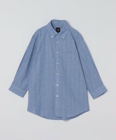 SHIPS / シップス シャツ・ブラウス | SHIPS Colors:コットン リネン ストライプ 7分袖 シャツ