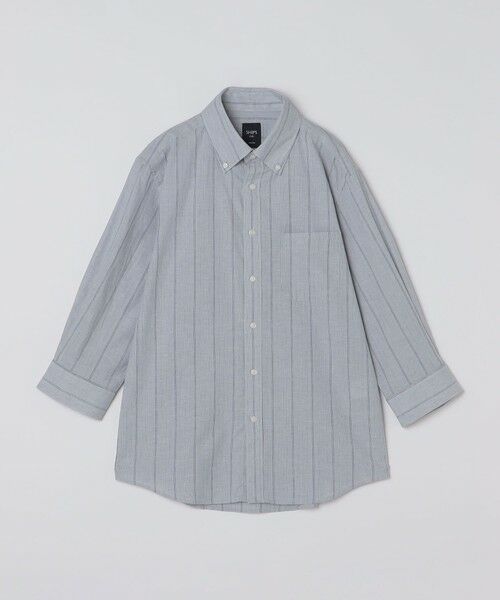 SHIPS / シップス シャツ・ブラウス | SHIPS Colors:コットン リネン ストライプ 7分袖 シャツ | 詳細1