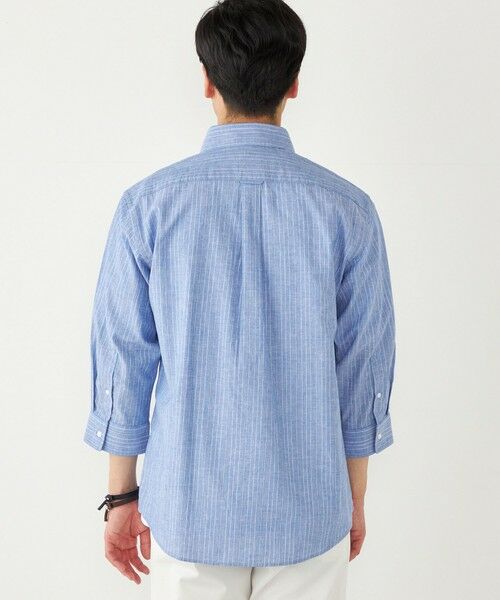 SHIPS / シップス シャツ・ブラウス | SHIPS Colors:コットン リネン ストライプ 7分袖 シャツ | 詳細12